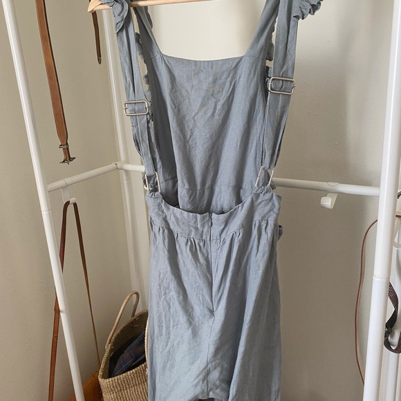 Posse Rider Jumpsuit Australian Linen Seagrass - Picture 3 of 5